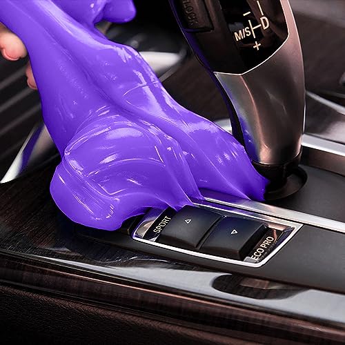 Car Cleaning Gel Clean Putty Car Interior Cleaner Detailing Kit (Purple)