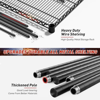 Extra Wide 60"W 4 (4-Tier,60" W X 65.5" H X 18" D)