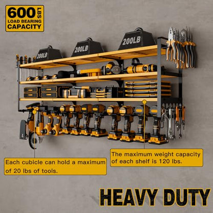 Power Tool Organizer Wall Mount (Yellow)