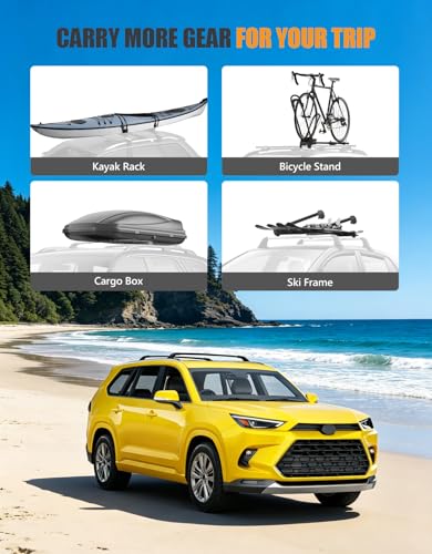 Roof Rack Cross Bars for Toyota Grand Highlander 2024 (Compatible with Toyota Grand Highlander 2024-2026)