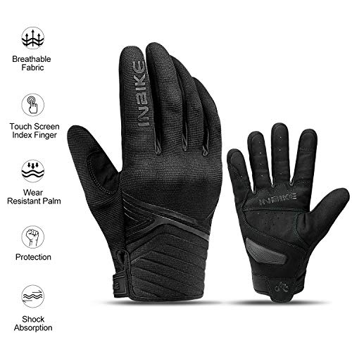 Motorcycle Gloves Breathable Mesh Touchscreen Hard Knuckles (Black / Small)