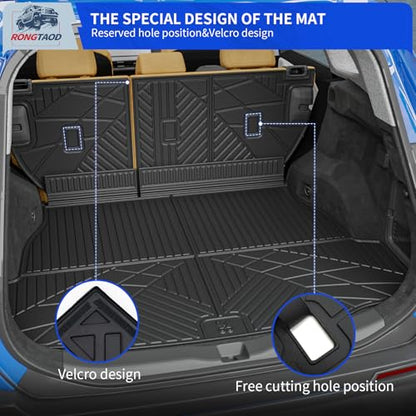 Trunk Mat & Backrest Mats for 2026 Toyota RAV4 Hybrid Accessories