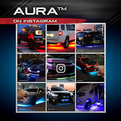 Aura RGB Aluminum RV LED Underglow Lights with Remote Control (3. RV Class B & B+ / RGB)