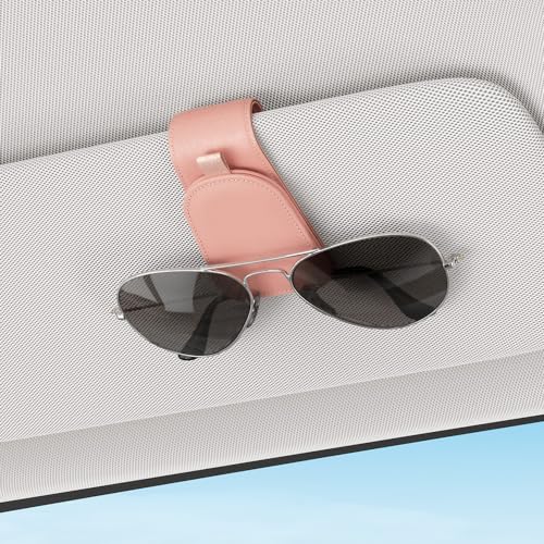 Magnetic Sunglass Holder for Car Visor (Pink)