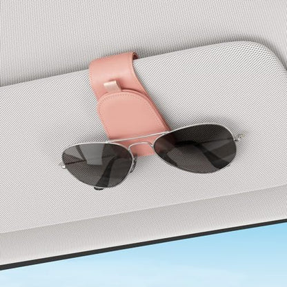 Magnetic Sunglass Holder for Car Visor (Pink)