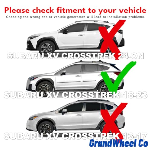Window Deflectors Smoke Tinted in (For XV Crosstrek 18-23)