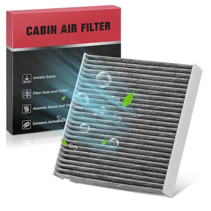 Cabin Air Filter CAF4021C Compatible with INFINITI 2012 (8.7" x 8.7" x 1.3" / CAF4021C)