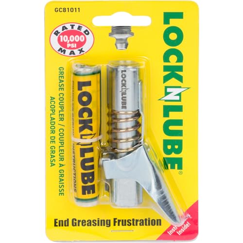 Locking Grease Gun Coupler (NPT With Spare Rebuild Kit)
