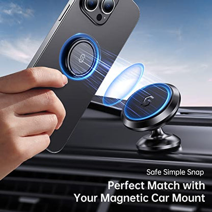Adhesive Phone Ring Holder (Black / 1 Pack)