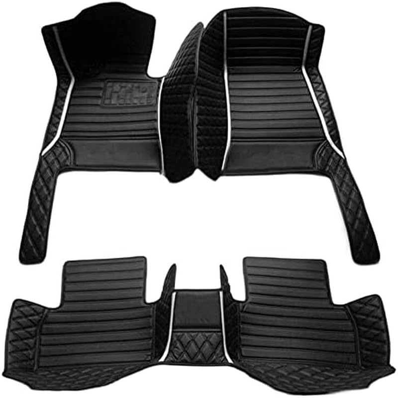 Customization Floor Mats and Cargo Mats are Suitable for 99% of Cars (Black white mats / 3D Floor Mats)