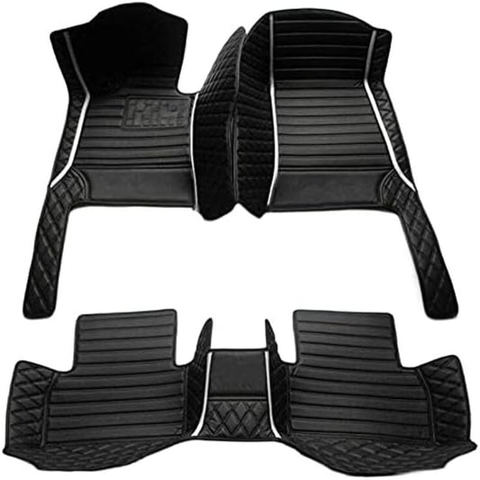 Customization Floor Mats and Cargo Mats are Suitable for 99% of Cars (Black white mats / 3D Floor Mats)