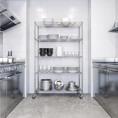UltraDurable 5 (Steel / 5-Tier Shelving, 48" W x 24" D)