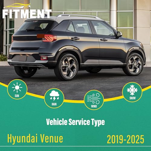 Windshield Wiper Blades Replacement for Hyundai Venue 2019 (24"+18" 12")