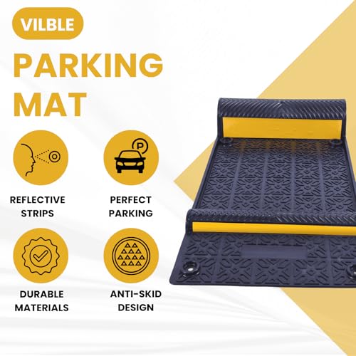 22" x 11.5" Rubber Parking Guide Mat
