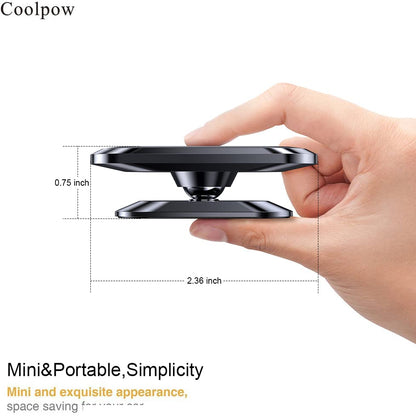 2 PACK】Magnetic phone holder for Car Dash Magnetic Car Mount for iphone (Black)