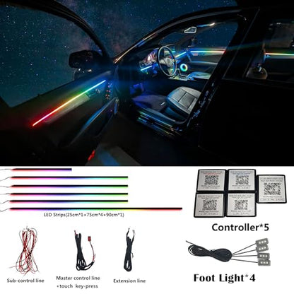Dreamcolor Acrylic Interior Car LED Strip Light