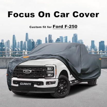 Premium Truck Cover Custom Fit Ford F (08 Ford / 8.23 Ford F-250/F-350 Crew Cab/SuperCab Short Bed)