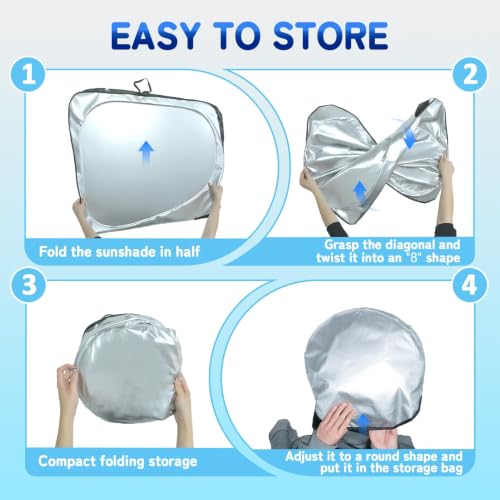 Custom Fit Windshield Sun Shade for Subaru Impreza 2017 (for 2017-2026 Subaru Impreza)