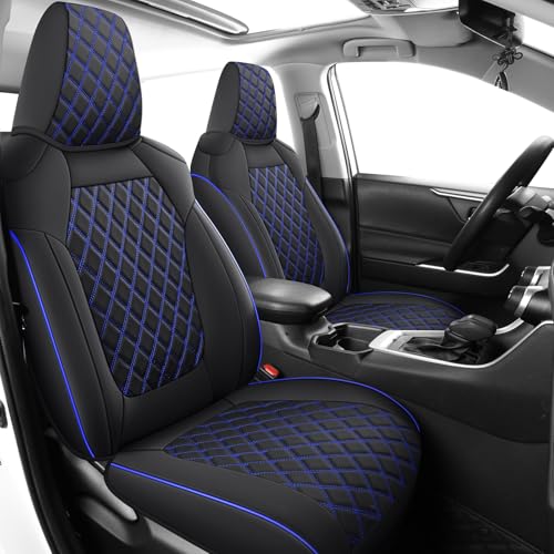 Car Seat Covers Full Set Fits for 2019 (Blue / 2019-2025 rav4(Not for Hybrid,Adventure&TRD-OFF))