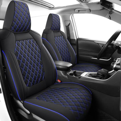 Car Seat Covers Full Set Fits for 2019 (Blue / 2019-2025 rav4(Not for Hybrid,Adventure&TRD-OFF))