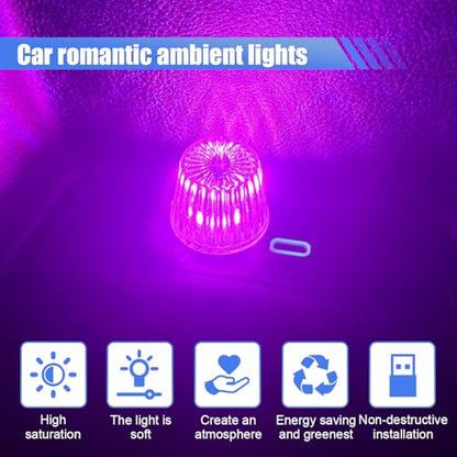 Car USB Night Light (Pink)