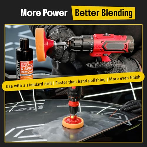Scratch and Swirl Remover (Scratch Remover Kit with Sanding Block)