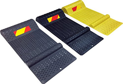 Plastic Parking Mat Guides for Garage Vehicles (1 Unit / Yellow)