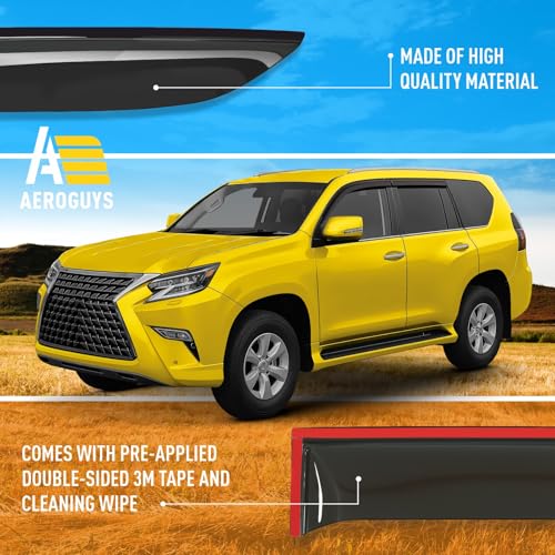 Extra Durable Window Deflectors Tape (For Lexus GX 10-23)