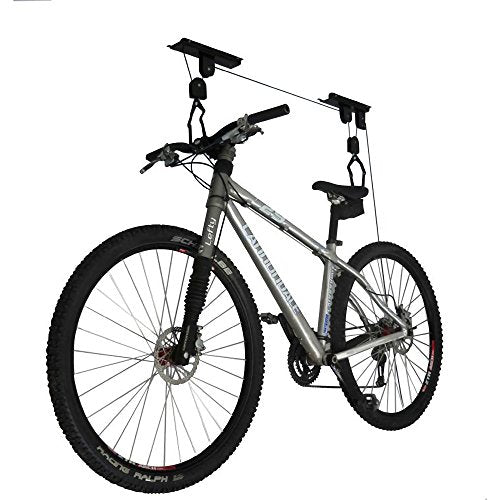 RAD Sportz Bicycle Hoist Quality Garage Storage Bike Lift with 100 lb Capacity Even Works as Ladder Lift Premium Quality (1-Pack)