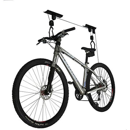 RAD Sportz Bicycle Hoist Quality Garage Storage Bike Lift with 100 lb Capacity Even Works as Ladder Lift Premium Quality (1-Pack)