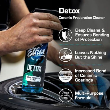 Ethos DETOX Ceramic Coating Prep Spray (128 Fl Oz (Pack of 1))