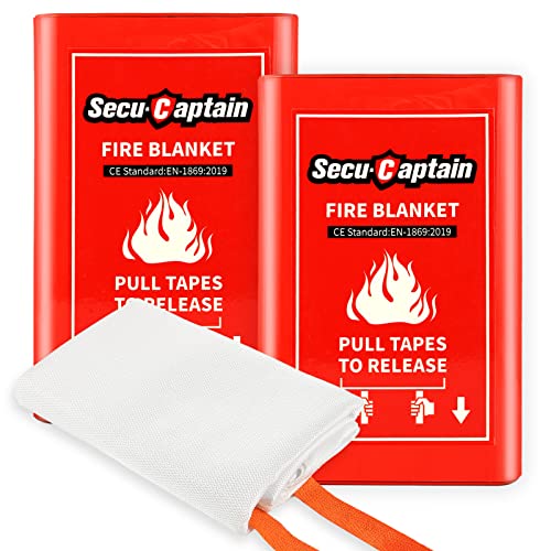 Emergency Fire Blanket for Home and Kitchen (40"x40")