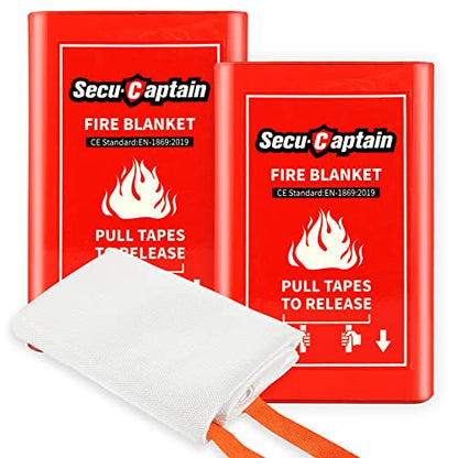 Emergency Fire Blanket for Home and Kitchen (40"x40")