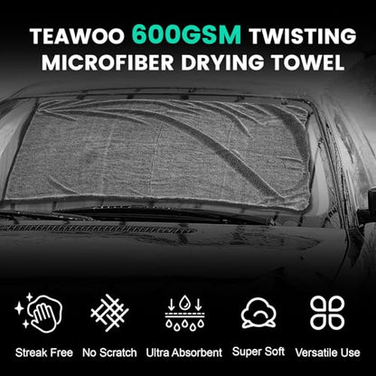 3 Pack Bulk Microfiber Towels for Cars (35"x 24" 3 PACK)