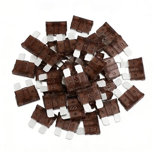 80Pcs) 7.5 Amp Standard Fuse, 7.5A Car Blade Fuses for Car/RV/Truck/SUV/Motorcycle/Boat (7.5A)