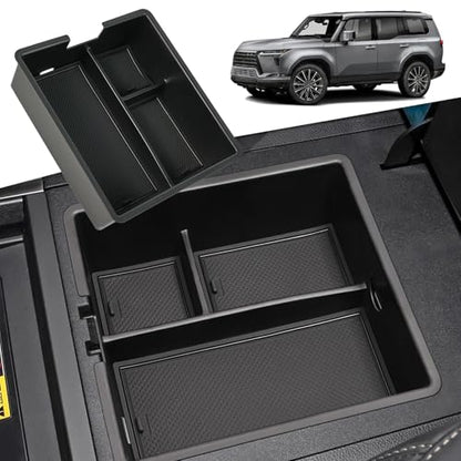 Armrest Center Console Storage Box for Toyota Land Cruiser Prado J120 2004 (GX470 2004-2009)