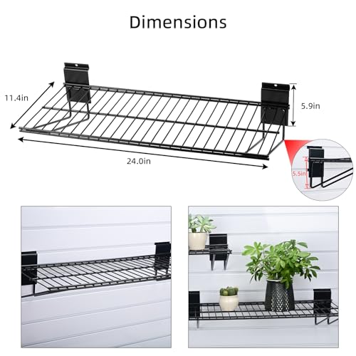 Slatwall Shelves (6 Pack)