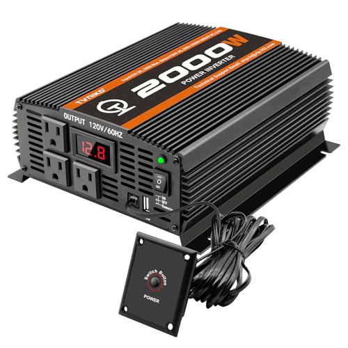 2000 Watt car Power Inverter 12V to 110V (S-2000)