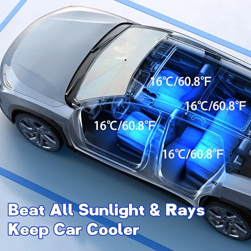Windshield Sun Shade Umbrella (53.1'' x 29.5'')
