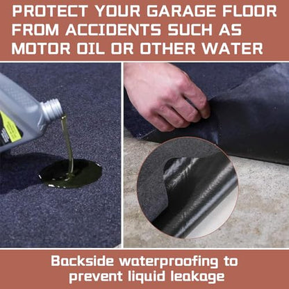 Garage Floor Mats Oil Spill Mat (3' x 5' (Rectangular))