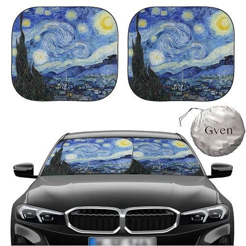 Windshield Sun Shade for Car 2 (Starry Night / Standard)