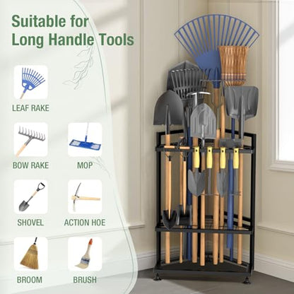 Garden Tool Organizer for Corner (Black-triangle)