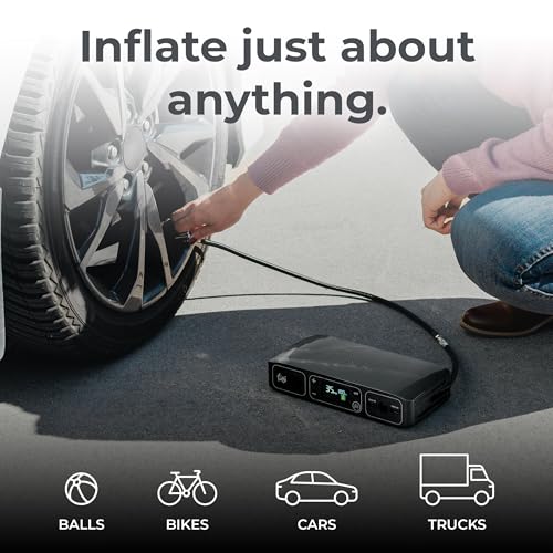 Bolt Air 58830 Portable Car Battery Jump Starter (Grey / Small Display)