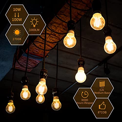 LED Edison Bulb 4W (Amber Warm / Pack of 3)