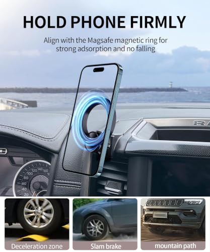 Car Phone Holder for Dodge Ram 1500 (for 2019-2026 RAM 1500 2500 3500 (5/8.4-inch))