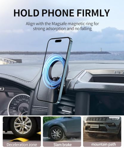 Car Phone Holder for Dodge Ram 1500 (for 2019-2026 RAM 1500 2500 3500 (5/8.4-inch))