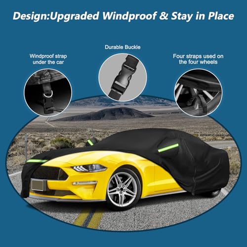 Car Cover for Ford Mustang 1994 (Black / for Ford Mustang)