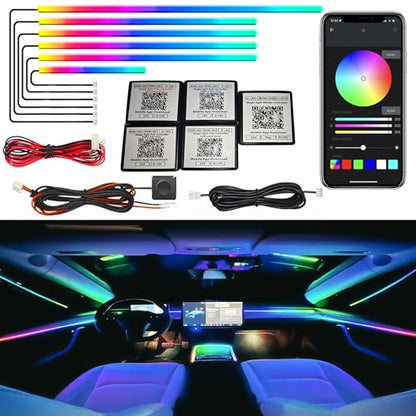 Dreamcolor Acrylic Interior Car LED Strip Light