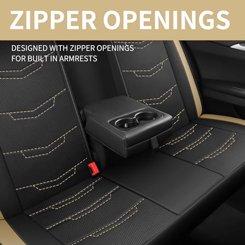 Car Seat Cover (N2 Black Beige / Full Set)