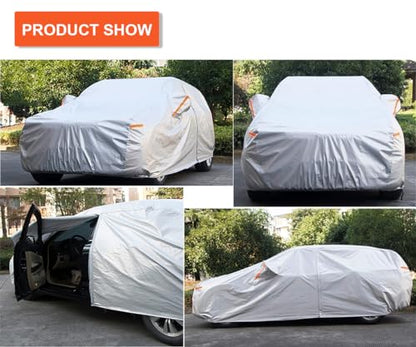 6 Layers Waterproof SUV Car Cover for Mercedes Benz GLC 2016 (LM-Silver / 66. Custom Fit Mercedes-Benz GLC)